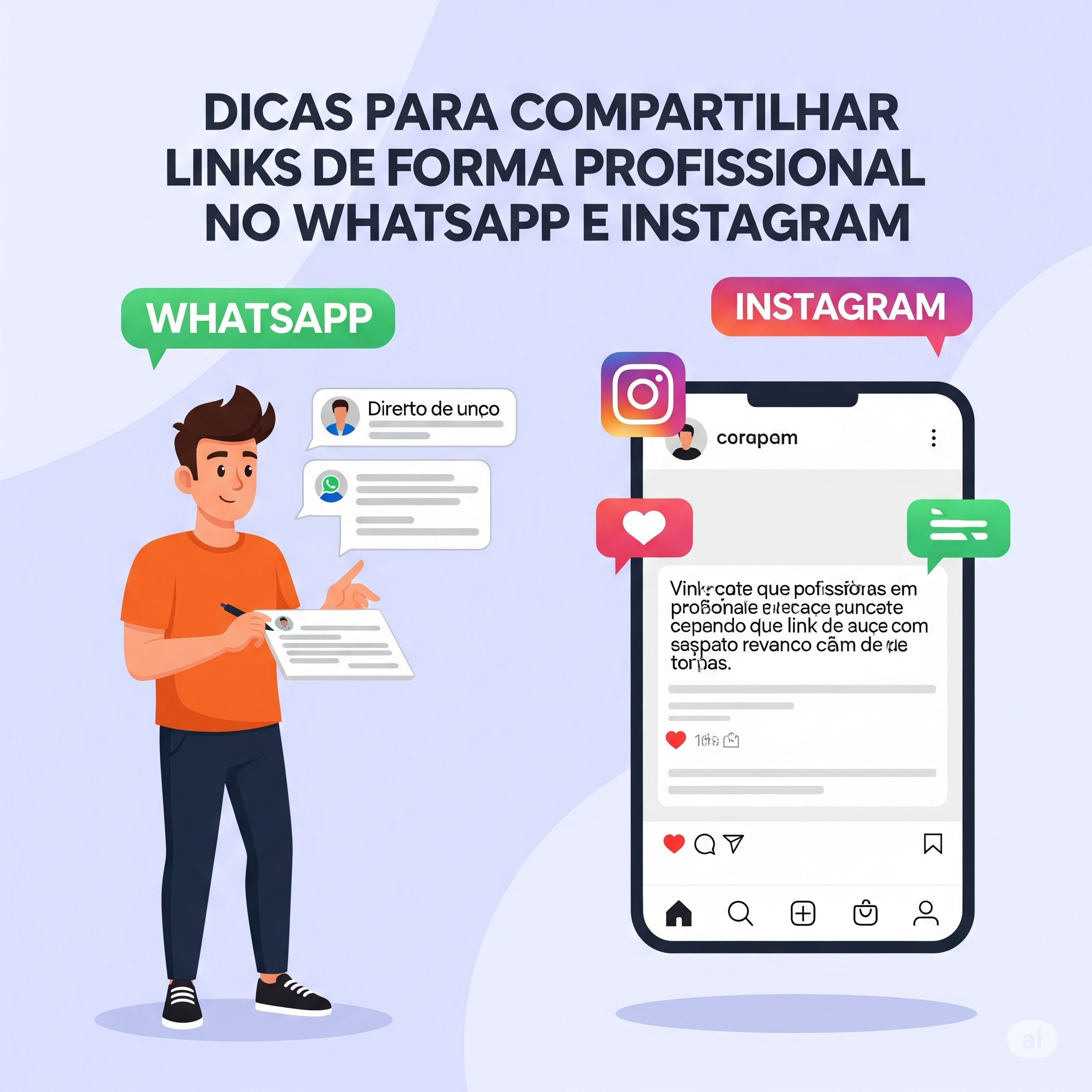 Dicas para Compartilhar Links de Forma Profissional no WhatsApp e Instagram