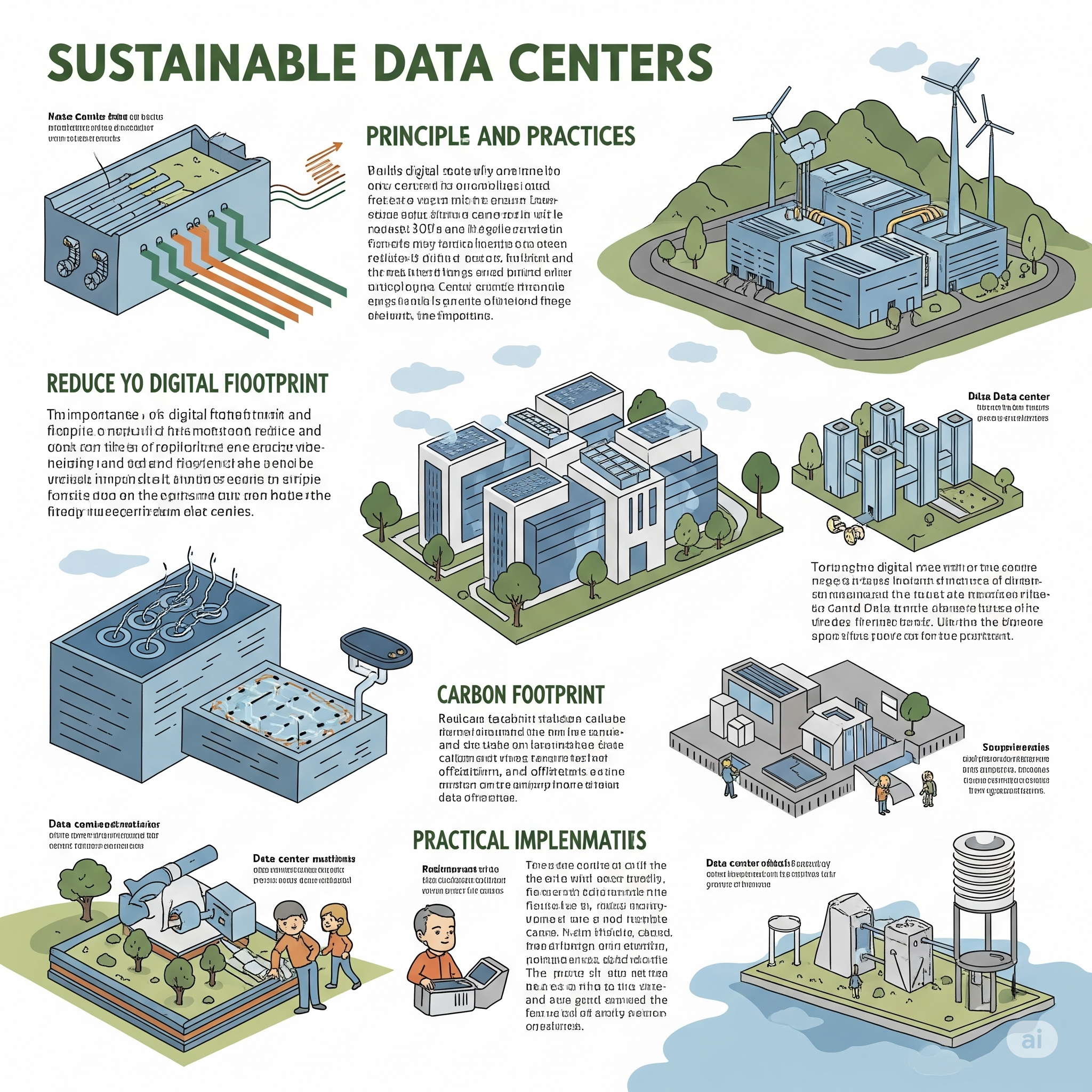 Tecnologia verde: como construir data centers sustentáveis e reduzir a pegada digital
